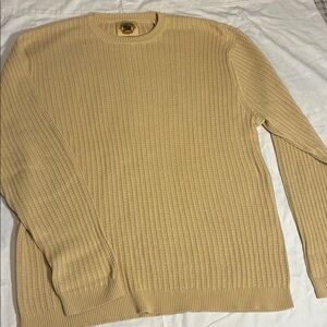 Beige Ribbed Sweater
